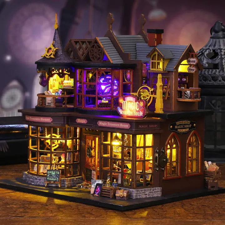 Kit de casa en miniatura Casa del Tesoro Mágico