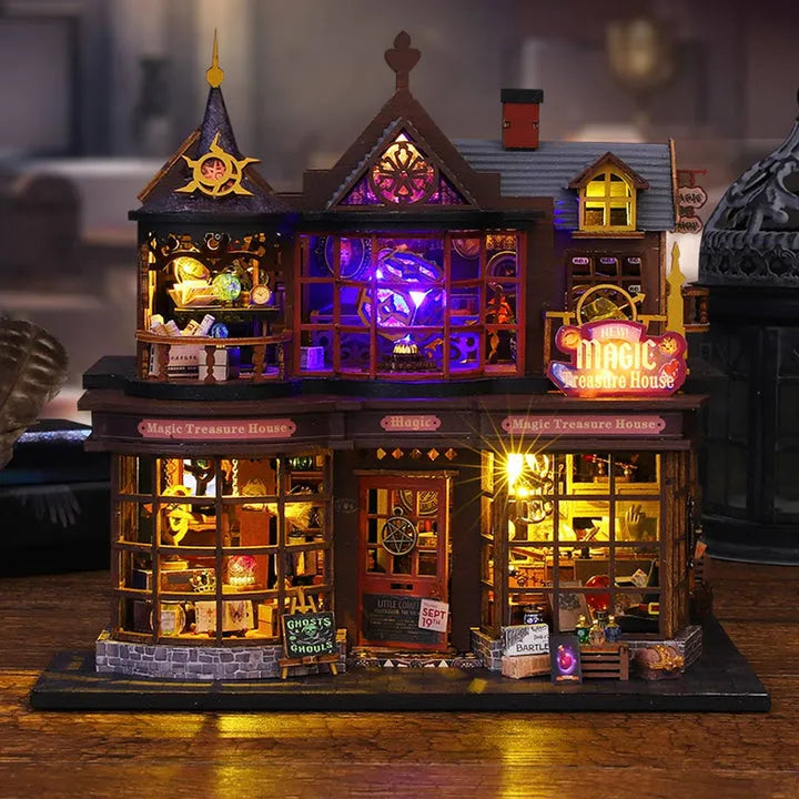 Kit de casa en miniatura Casa del Tesoro Mágico