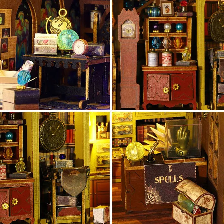 Kit de casa en miniatura Casa del Tesoro Mágico