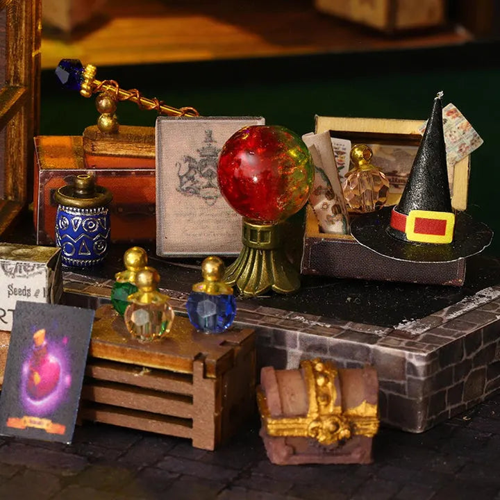 Kit de casa en miniatura Casa del Tesoro Mágico