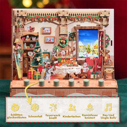 Casa en miniatura - La Cabaña Navideña