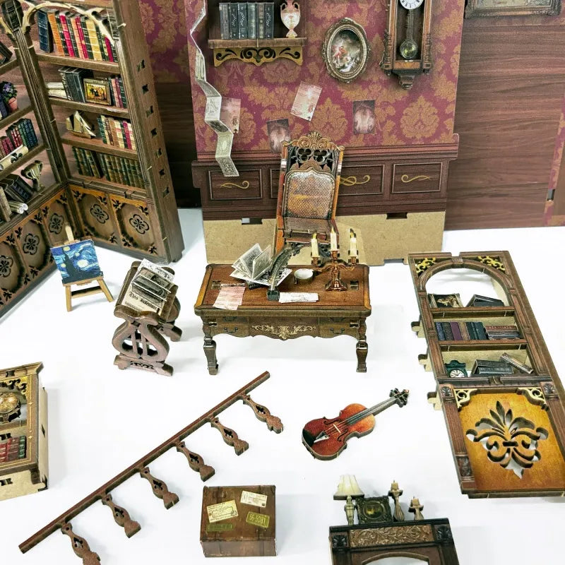 Kit de casa en miniatura Time Book House