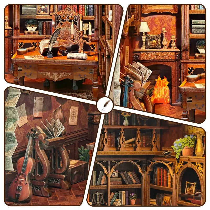 Time Book House miniature kit – detail view 2
