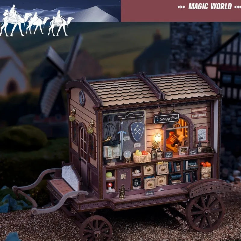 Kit de casa en miniatura Flujo de la Entropía