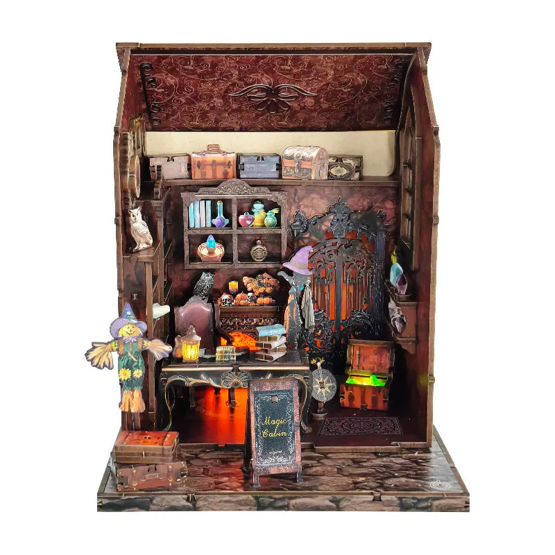 Kit de casa en miniatura Dark Cabin