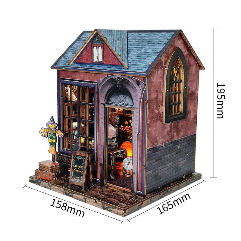 Kit de casa en miniatura Dark Cabin