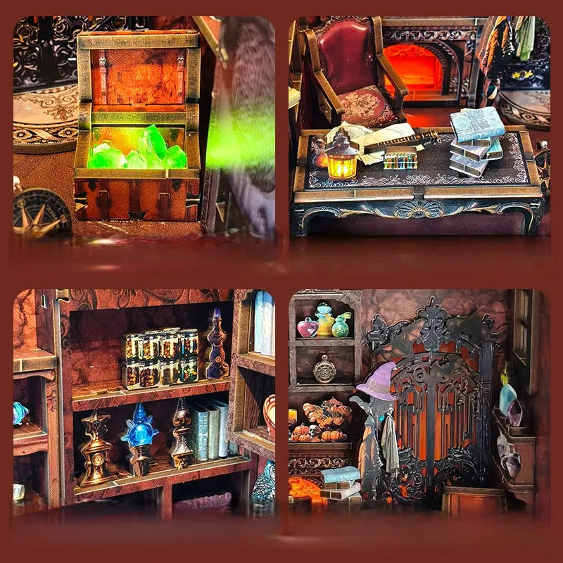 Kit de casa en miniatura Dark Cabin