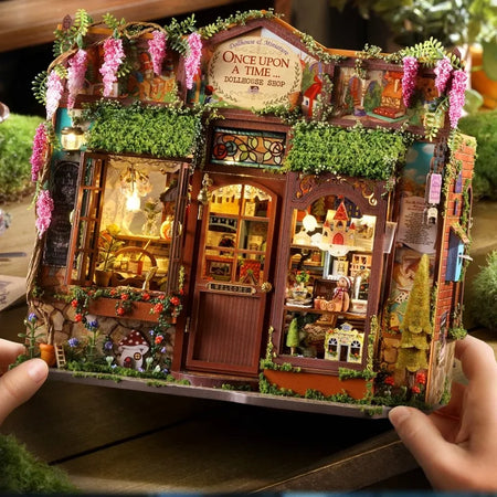Kit de casa en miniatura de tienda para casa de muñecas