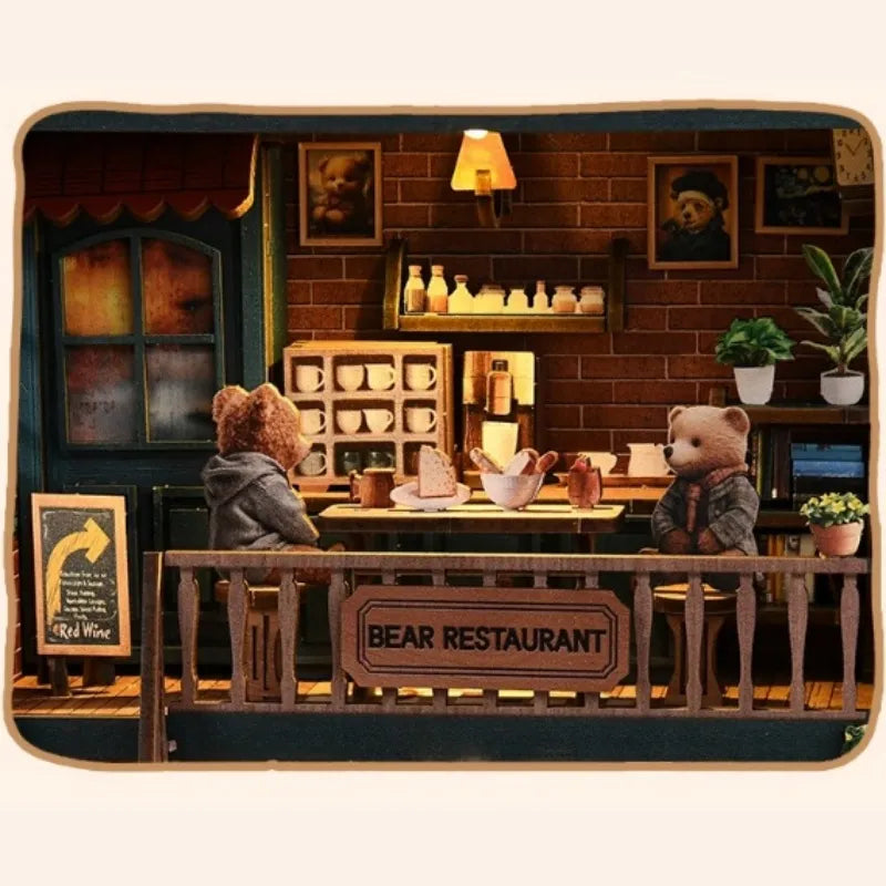 Kit de Casa en Miniatura - Restaurante del Oso