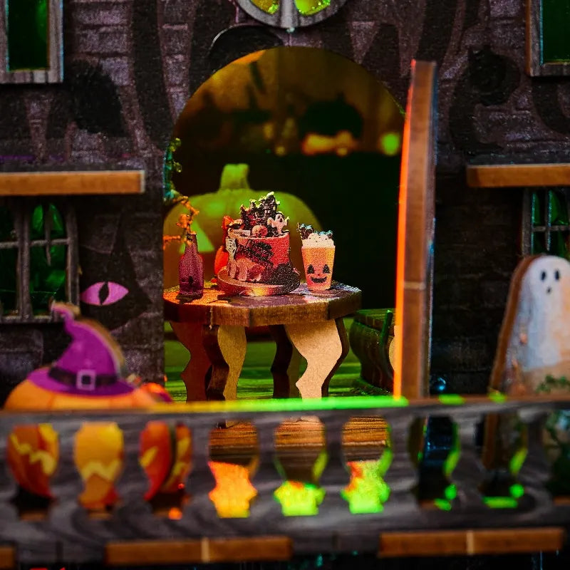 Kit de casa en miniatura para la noche de Halloween