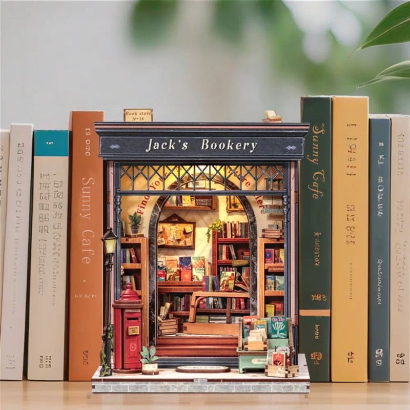 Kit de casa en miniatura Jack's Bookery
