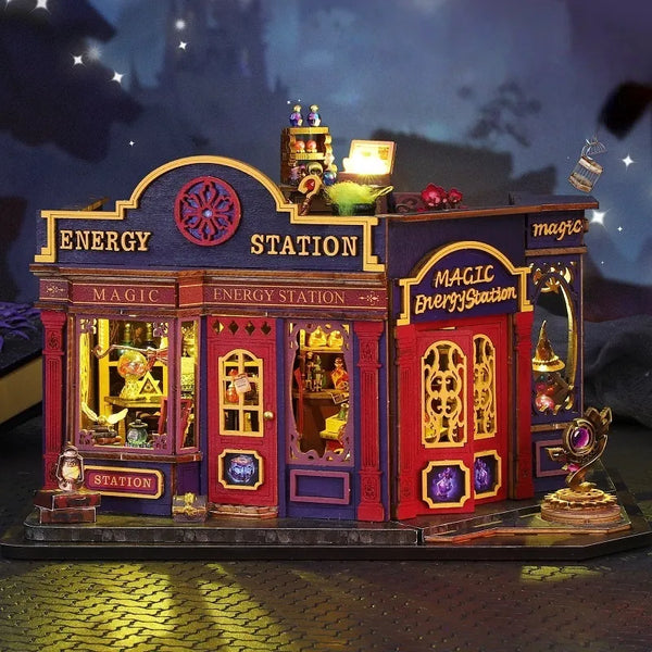 Kit de casa en miniatura Estación de Energía Mágica