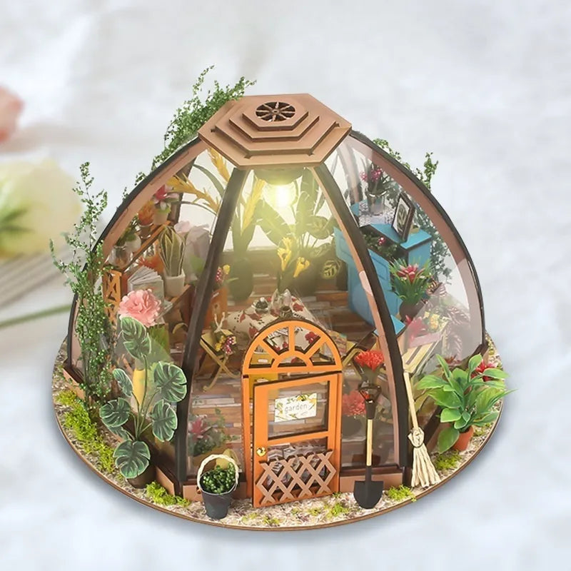 Kit de casa en miniatura Casa de Flores Cielo Estrellado