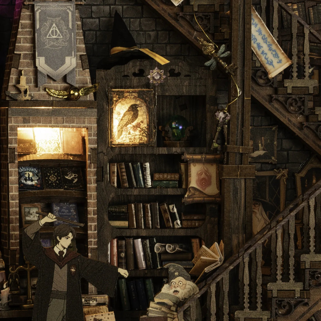 Magic Library 3D picture frame – detail view 4