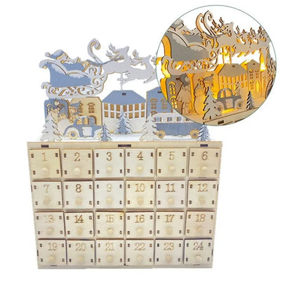 Calendarios de Adviento de Madera