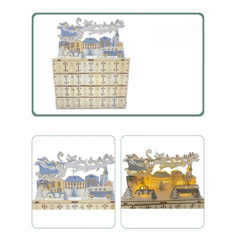 Calendarios de Adviento de Madera